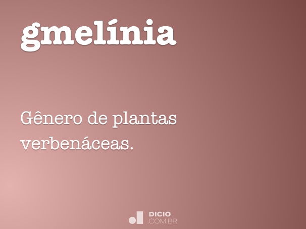 gmelínia