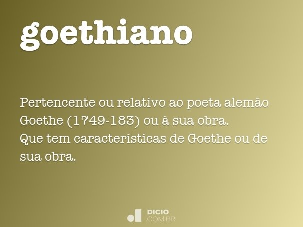 goethiano