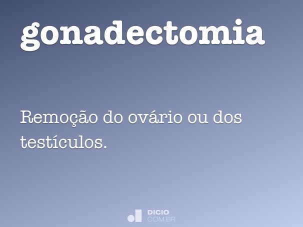 gonadectomia