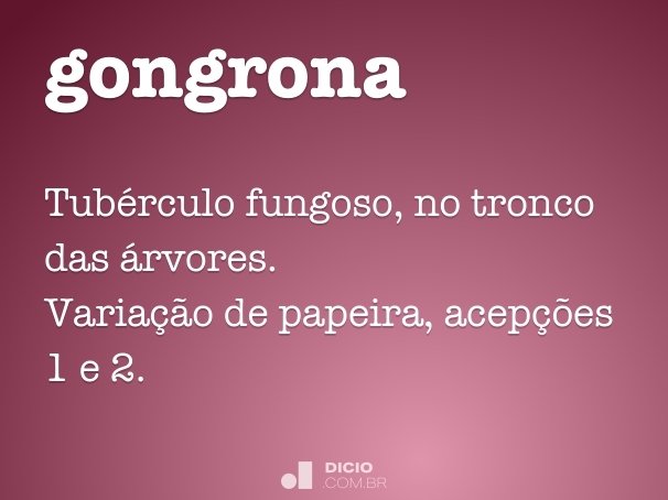 gongrona