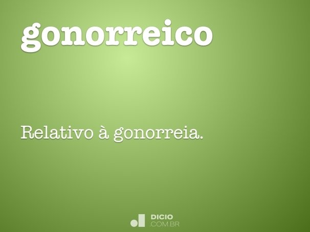 gonorreico