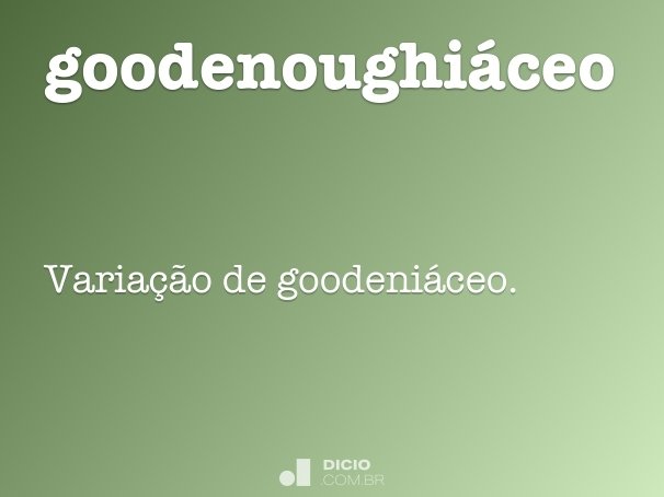 goodenoughiáceo