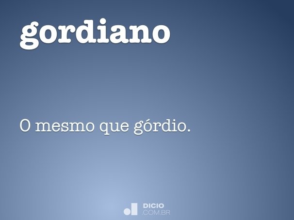 gordiano