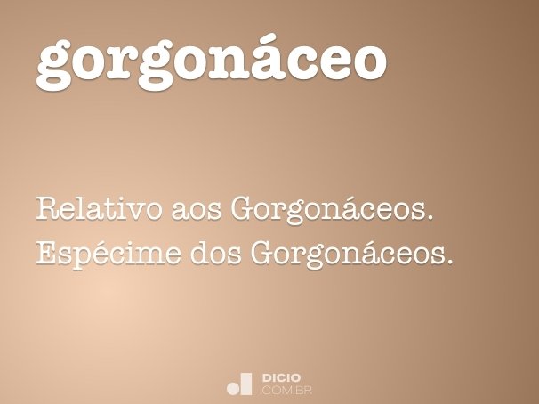 gorgonáceo
