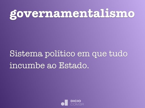 governamentalismo