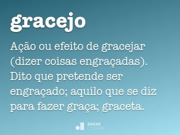 Graceta - Dicio, Dicionário Online de Português