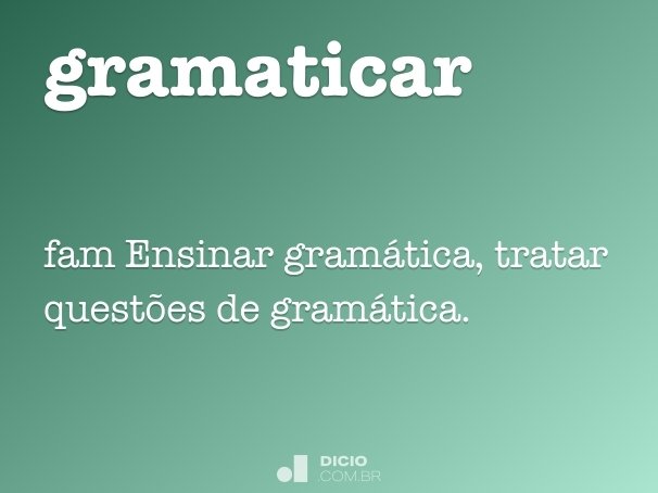 gramaticar