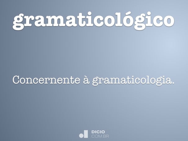 gramaticológico