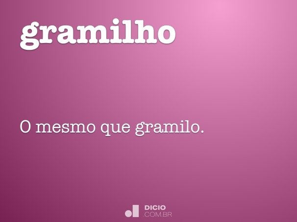 gramilho