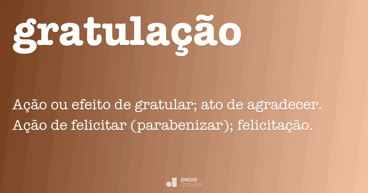 Gratulação