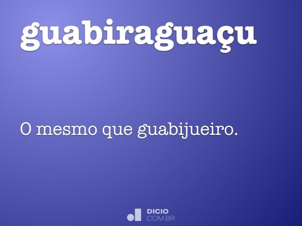 guabiraguaçu
