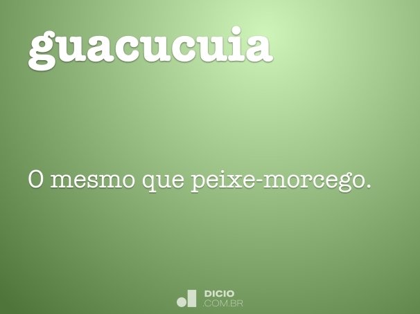 guacucuia