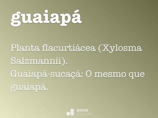 guaiapá