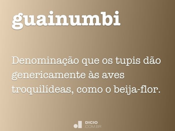 guainumbi