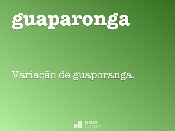 guaparonga