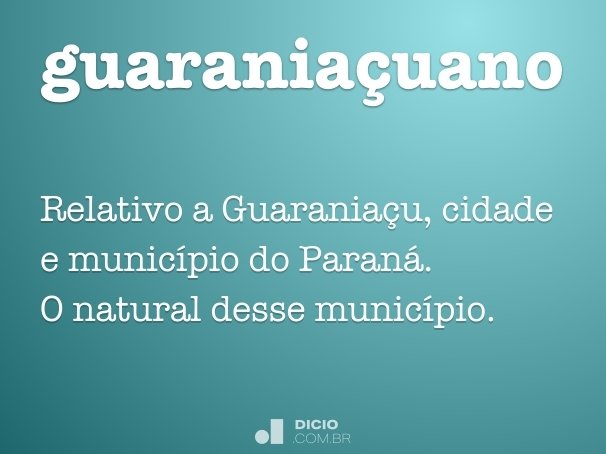 guaraniaçuano