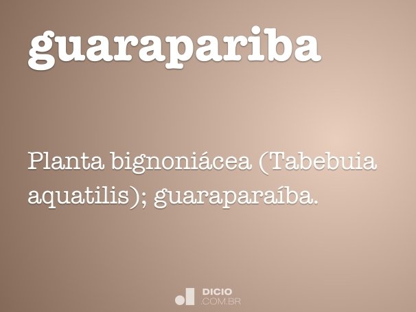 guarapariba