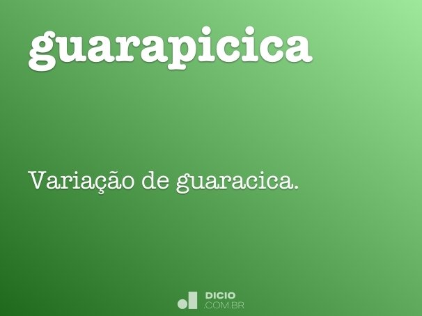 guarapicica