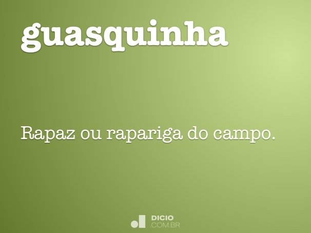 guasquinha