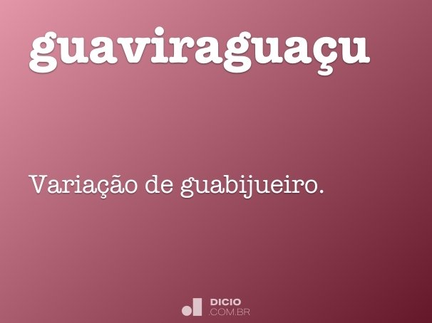 guaviraguaçu