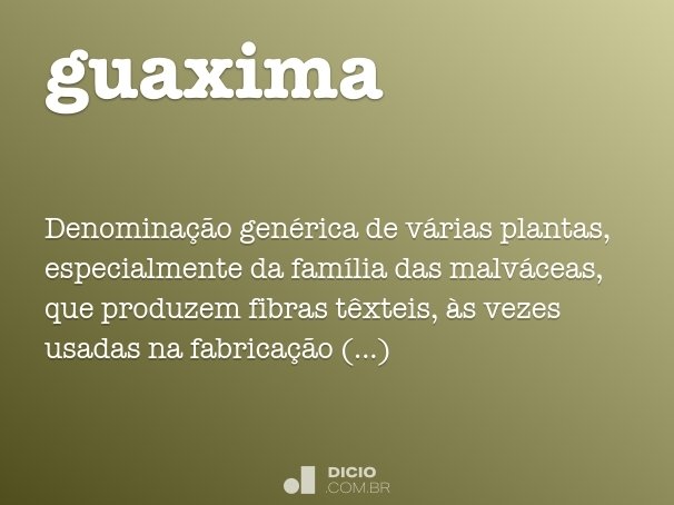 guaxima