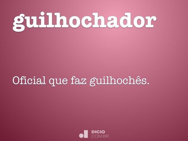 guilhochador