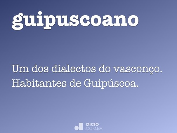guipuscoano