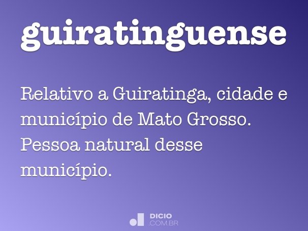guiratinguense