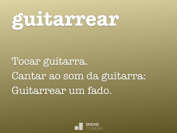 guitarrear