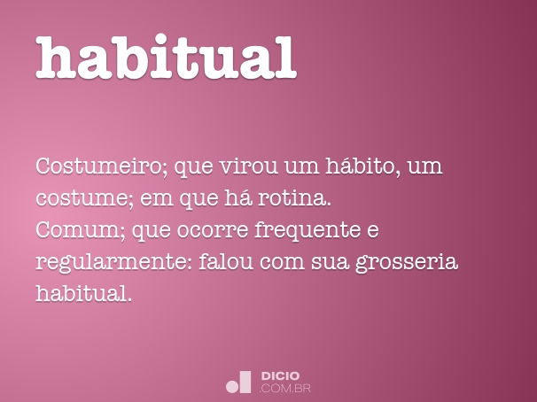 habitual