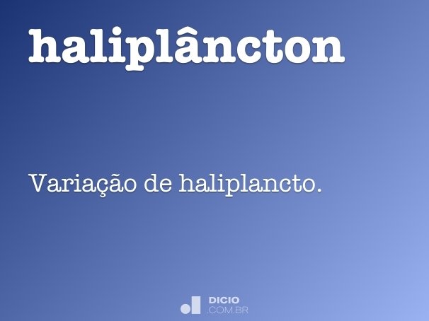 haliplâncton