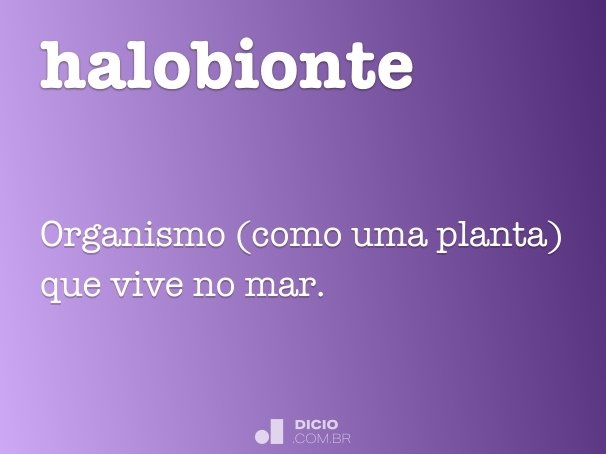 halobionte