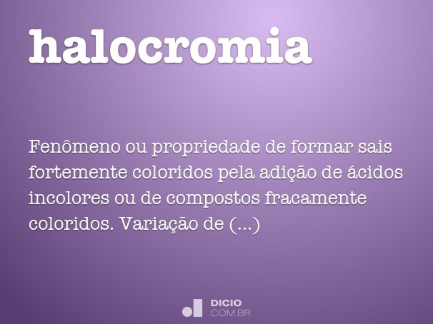 halocromia