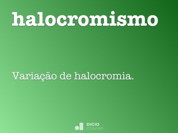 halocromismo