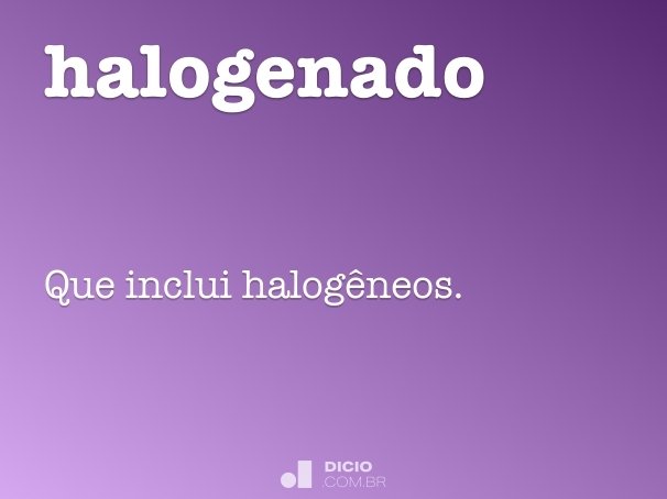 halogenado