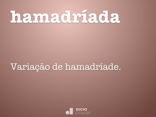 hamadríada