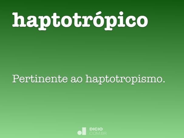 haptotrópico