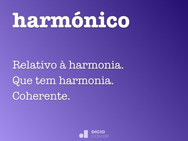 harmónico