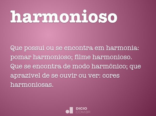 harmonioso