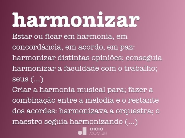 harmonizar