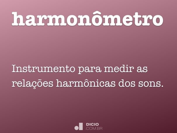 harmonômetro