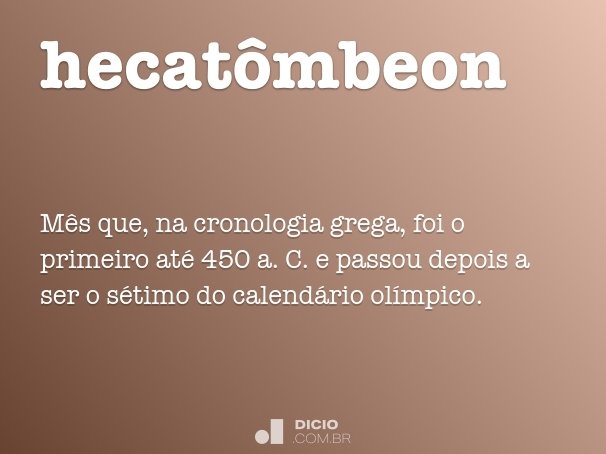 hecatômbeon