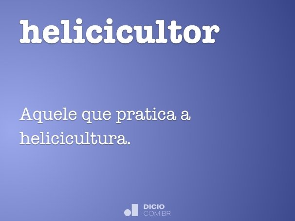 helicicultor