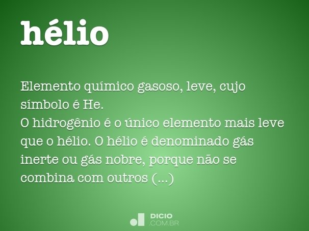 helio meaning in english