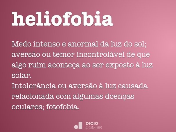 heliofobia