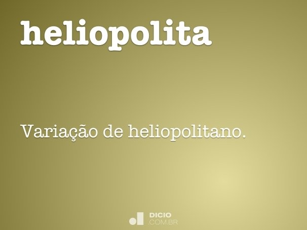 heliopolita
