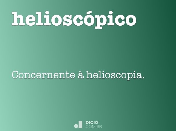 helioscópico