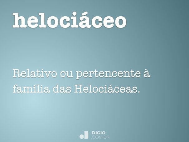 helociáceo