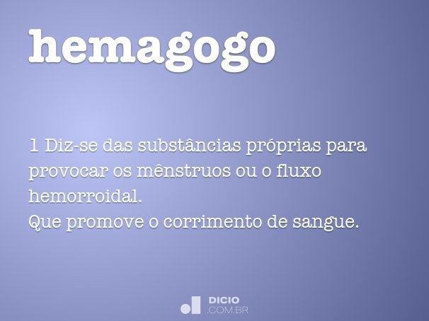 hemagogo
