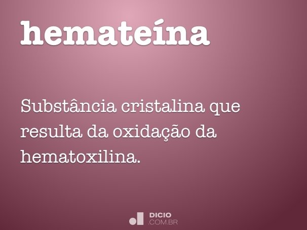 hemateína